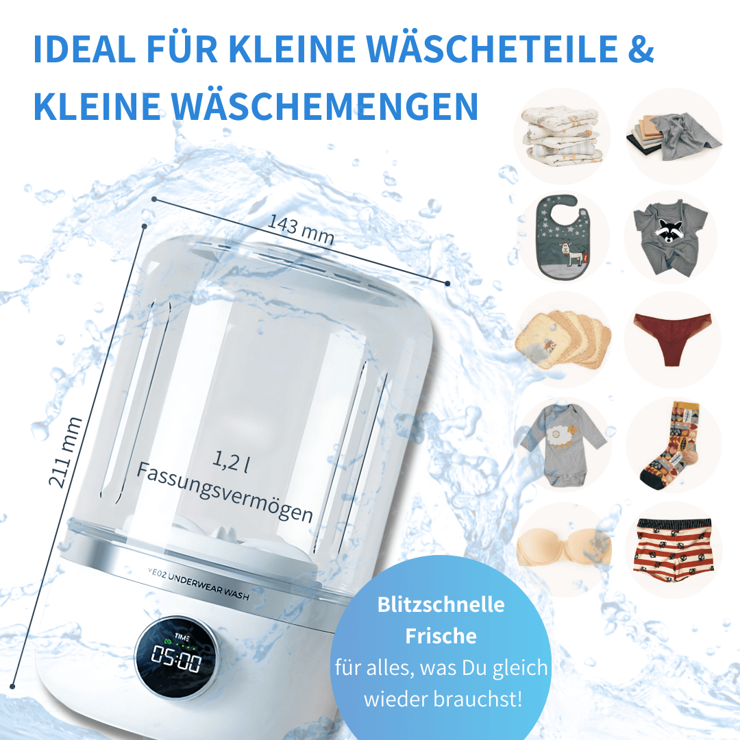 MiniWASH - Das flexible Waschwunder für mehr Familienzeit